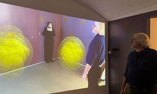 ParadoQc/Machines, AR installation by Tamiko Thiel and /p, 2025