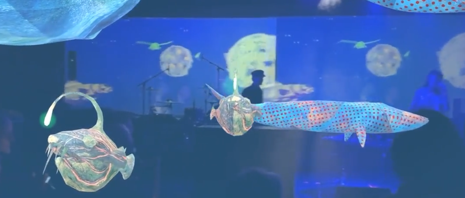 LUMINESCENCE, Interactive Mixed Reality Performance by She's Excited!, Anke Schiemann and /p, 2024