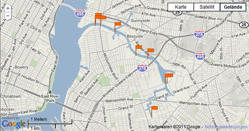 Newtown Creek Alliance sites map